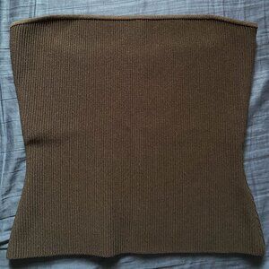 Babaton - Sculpt Knit Tube Top - Coffee Bean